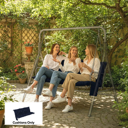 Water-Repellent Bench Cushion, 59.1" x 39.4", Navy Blue Patio Chair Cushions at Gallery Canada
