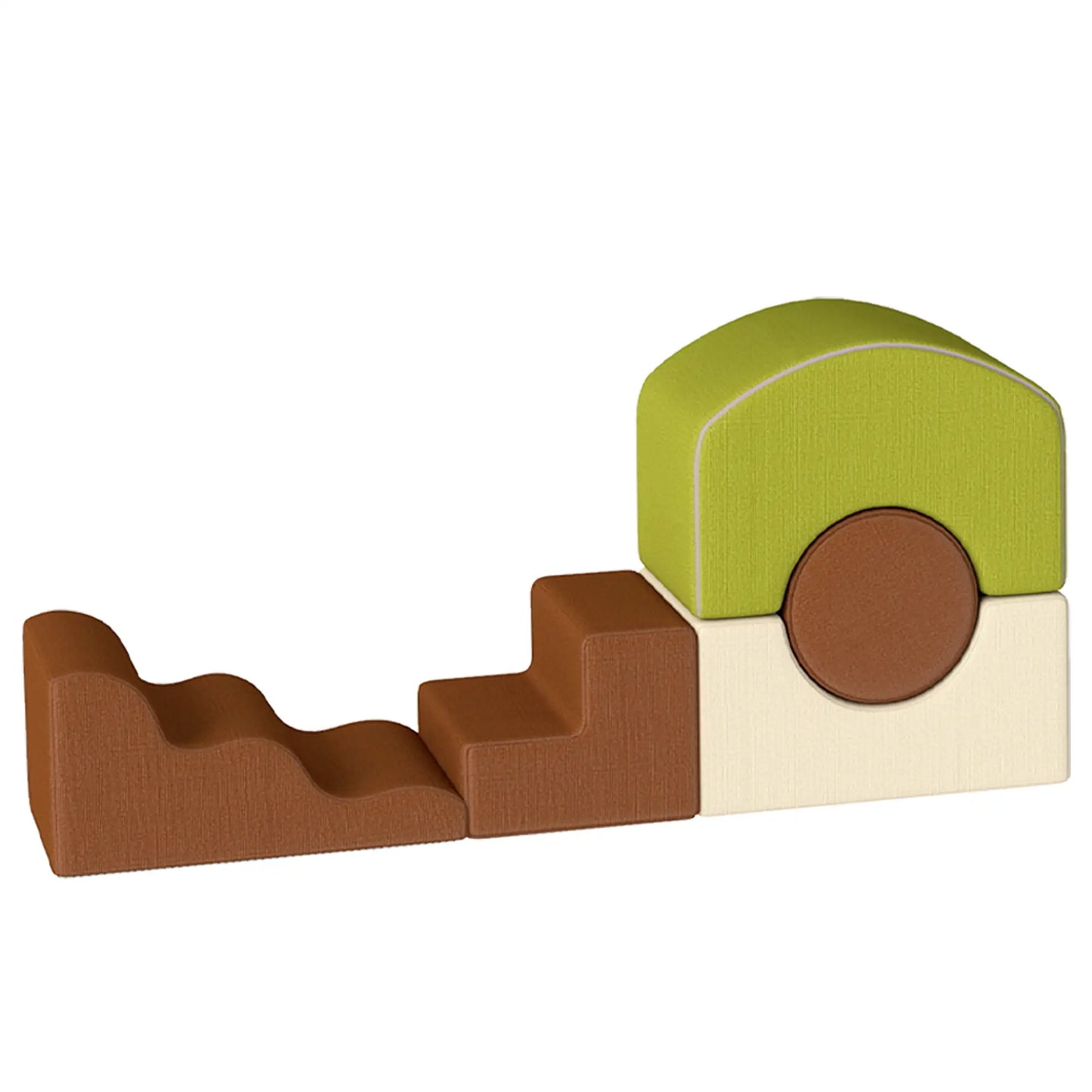 5-Piece Foam Climbing Blocks, Non-Slip, Washable Cover for Crawling Kids Gym & Playmats at Gallery Canada