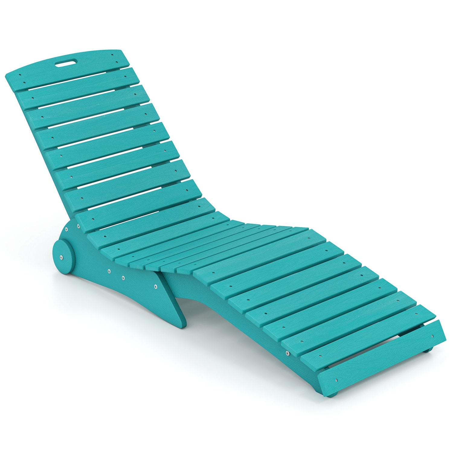 In-Pool Lounge Chair, Weighted Anti-Floating, 450 LBS, Turquoise Outdoor Chaise Lounges Turquoise at Gallery Canada