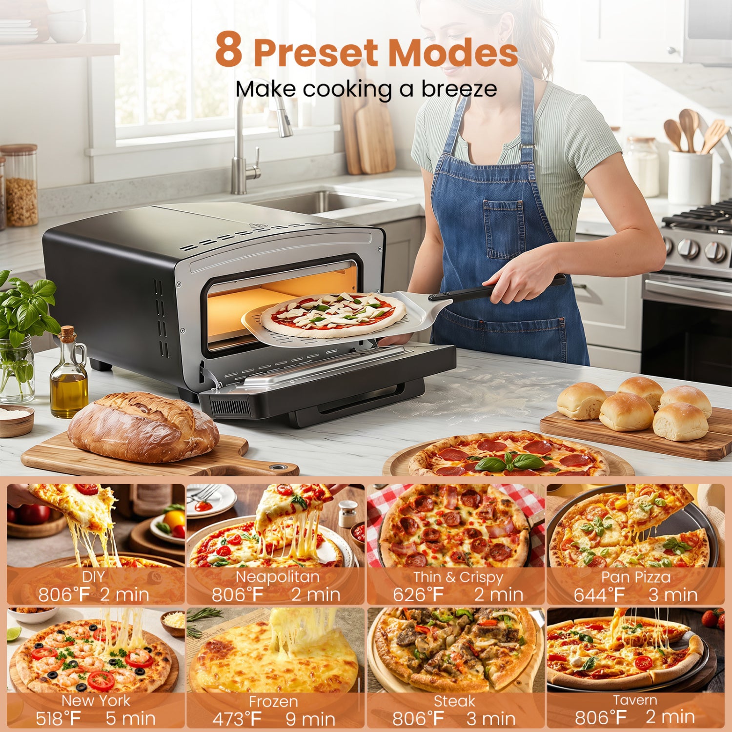 Indoor Electric Pizza Oven, 12