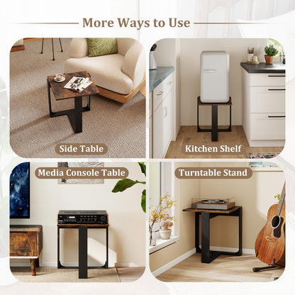 Industrial Sofa End Table With Metal Frame End & Side Tables at Gallery Canada