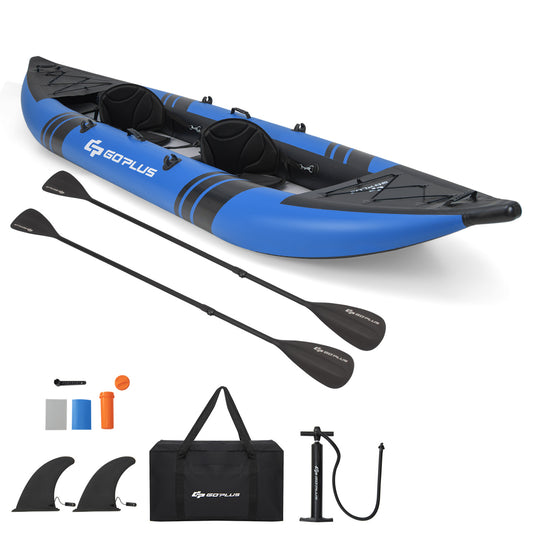 Inflatable 2-Person Kayak Set, With Aluminium Oars And Repair Kit, Blue Surfing Blue at Gallery Canada