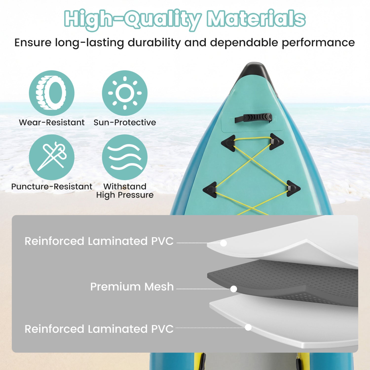 Inflatable 2-Person Kayak Set, With Aluminium Oars And Repair Kit, Green Surfing at Gallery Canada