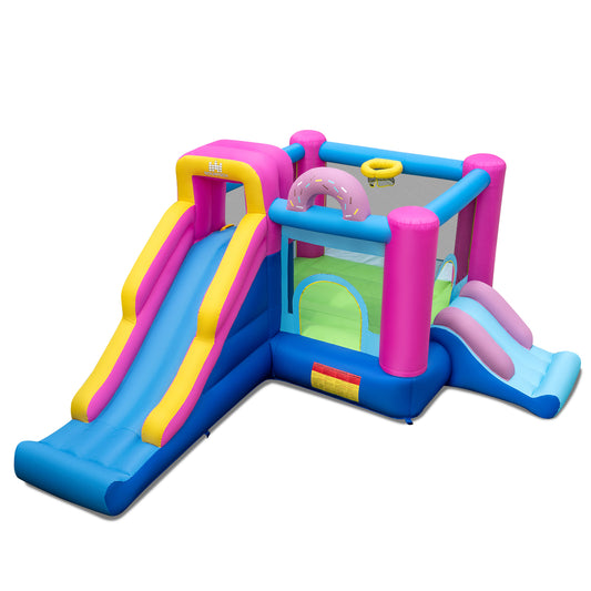 Inflatable Bounce House with Slides and Basketball Hoop (without Blower) Bounce House Options at Gallery Canada