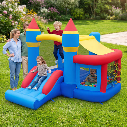 Kids Inflatable Bounce House with Slide, Ball Pit, Games Bounce House at Gallery Canada