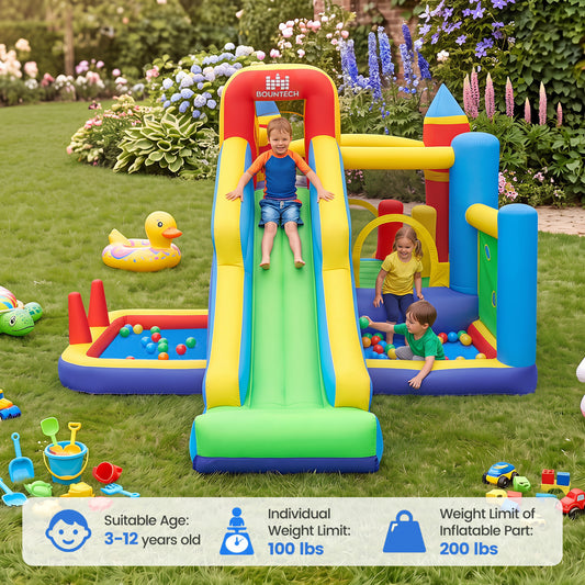 Inflatable Bounce House, Slide, Climbing Wall, Basketball Hoop Bounce House Options at Gallery Canada