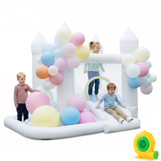Inflatable Bounce House With Jumping Area, Basketball Hoop, 480W Blower Bounce House Options at Gallery Canada