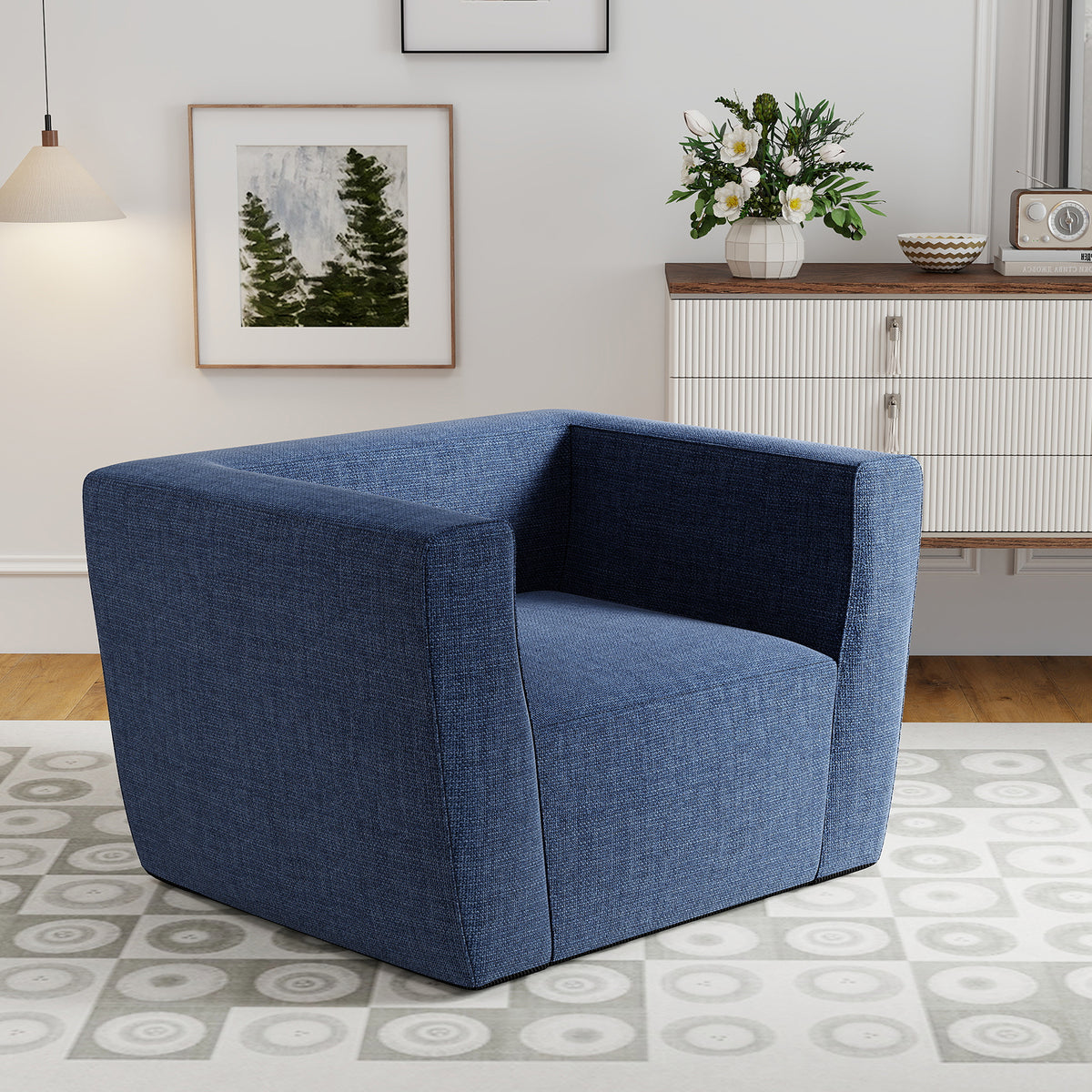 Inflatable Sofa with Detachable Cover and Wide Armrests, Blue Sofas & Loveseats at Gallery Canada