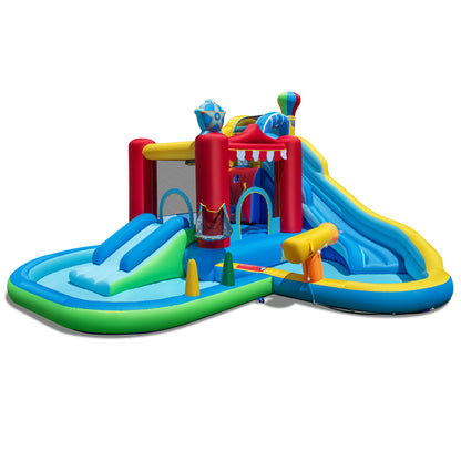 Inflatable Water Slide, Wet Dry Combo Bounce House, Multicolor Inflatable Water Slides at Gallery Canada