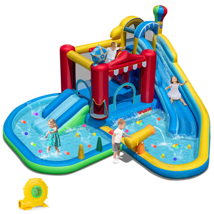 Inflatable Water Slide, Wet Dry Combo Bounce House, Multicolor Inflatable Water Slides at Gallery Canada