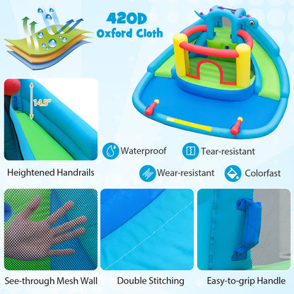 Dinosaur Inflatable Water Slide Bounce House, Multicolor Inflatable Water Slides at Gallery Canada