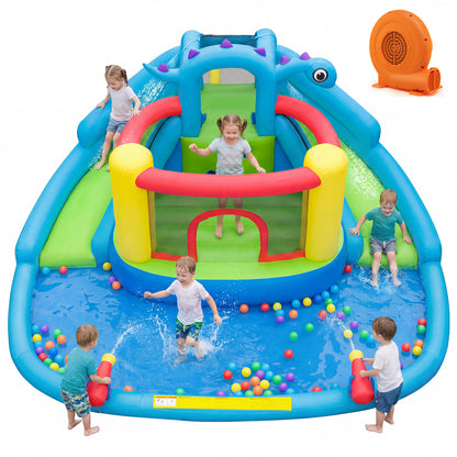 Inflatable Dinosaur Water Slide Bounce House, Double Slides Inflatable Water Slides at Gallery Canada