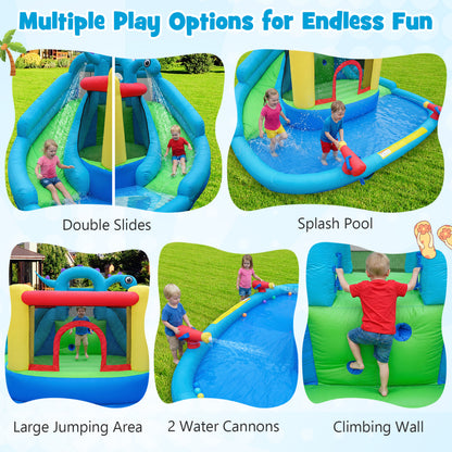 Inflatable Dinosaur Water Slide Bounce House, Double Slides Inflatable Water Slides at Gallery Canada
