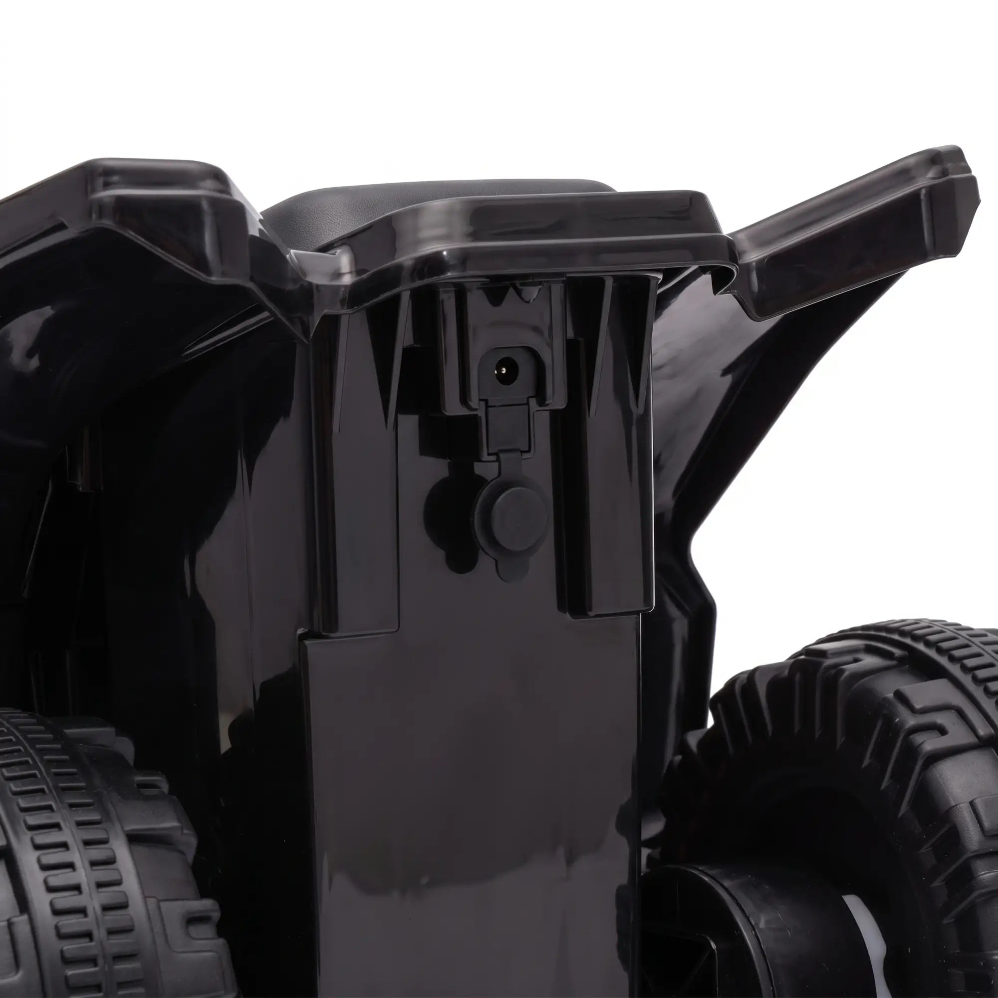 6V Kids ATV, 4 Wheels Quad, Button Control, 45Mins, Black Electric Toy Cars at Gallery Canada