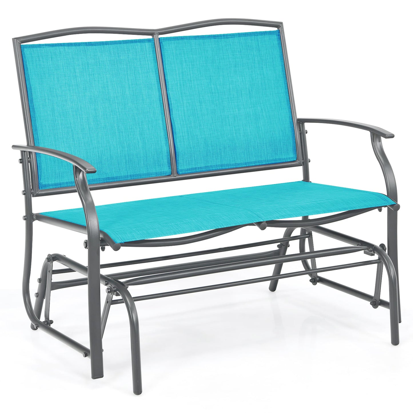 Iron Patio Rocking Chair, Turquoise Patio Rocking Chairs & Gliders at Gallery Canada