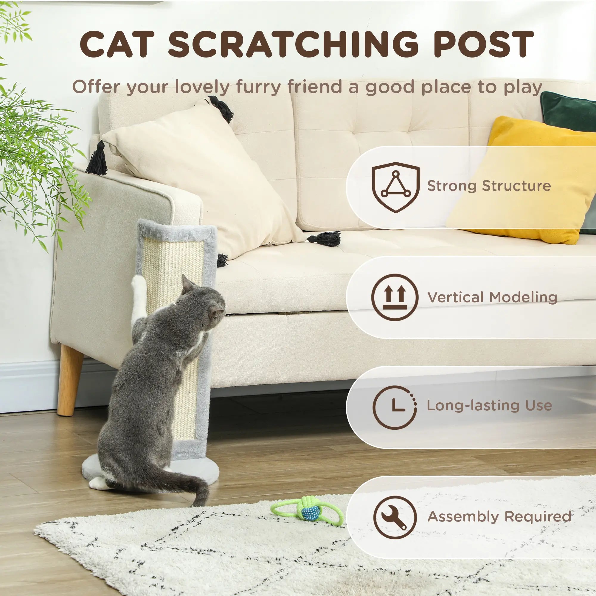 Cat Scratching Post for Indoor Kittens, 22