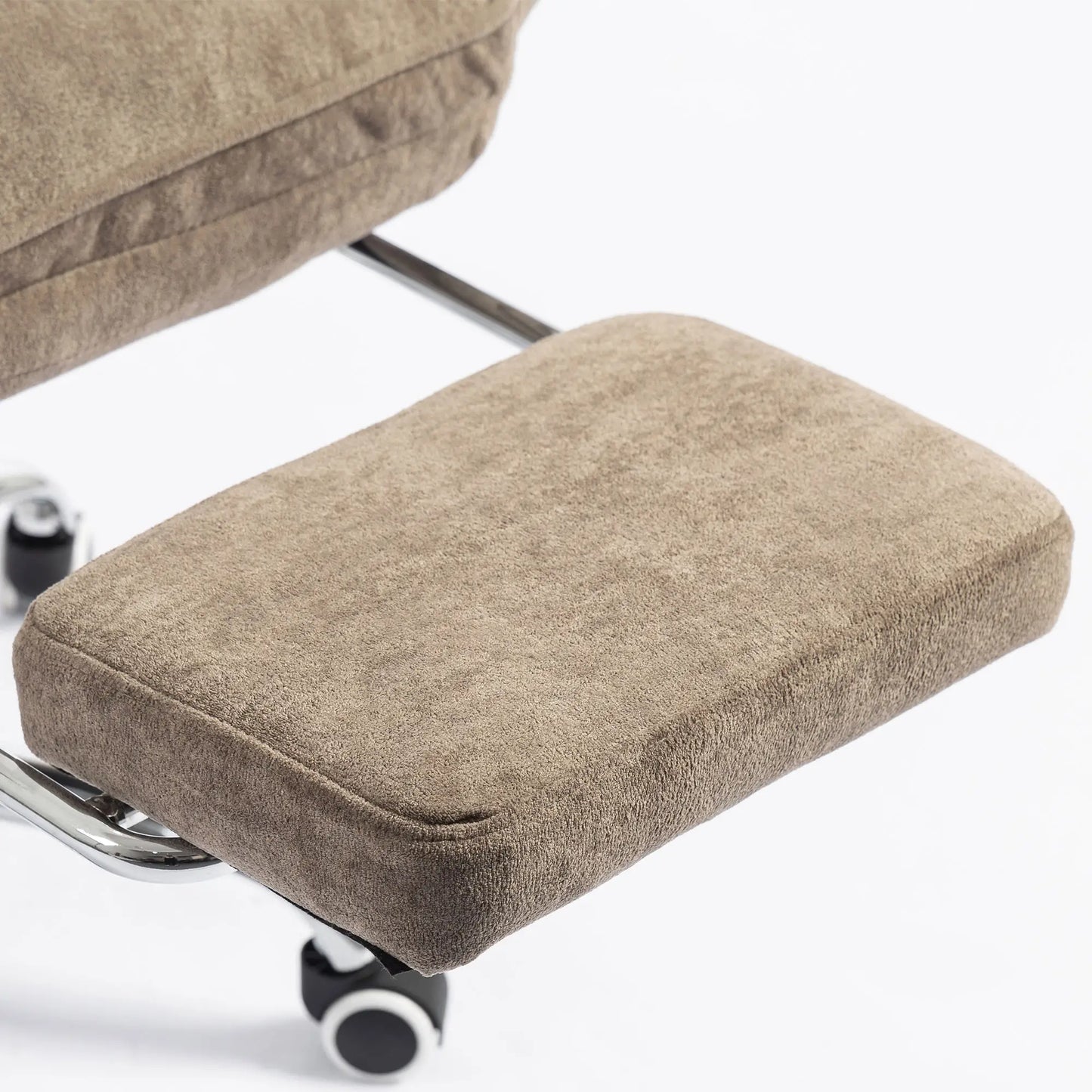 Criss Cross Chair With Wheels, Waterfall Armrests, Brown Office Chairs at Gallery Canada
