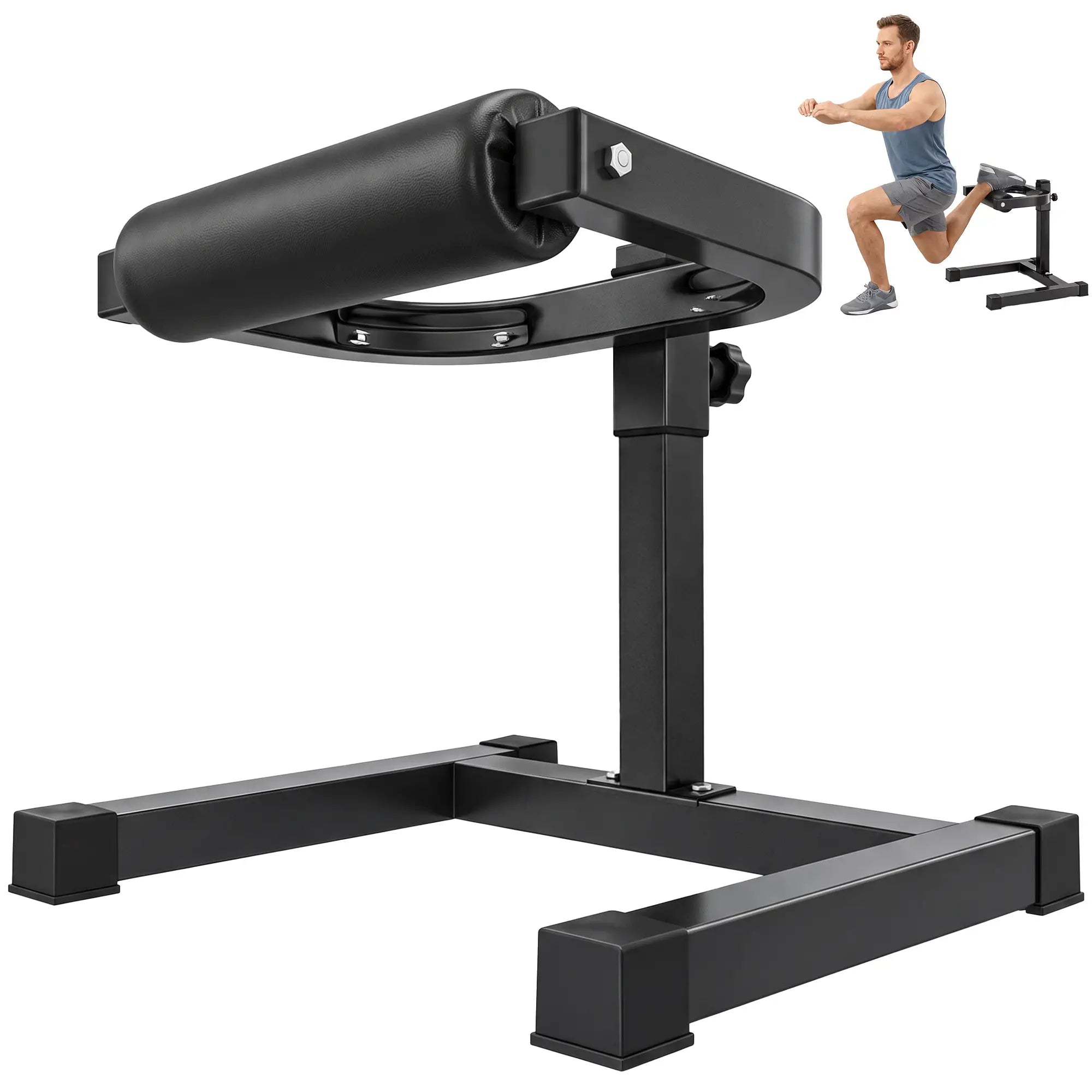 7-Level Adjustable Squat Machine, Non-Slip Foot Pads, Strength Training Accessories at Gallery Canada