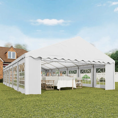 20' x 40' Party Tent, Removable Sidewalls, 12 Windows, White Canopy Tents at Gallery Canada