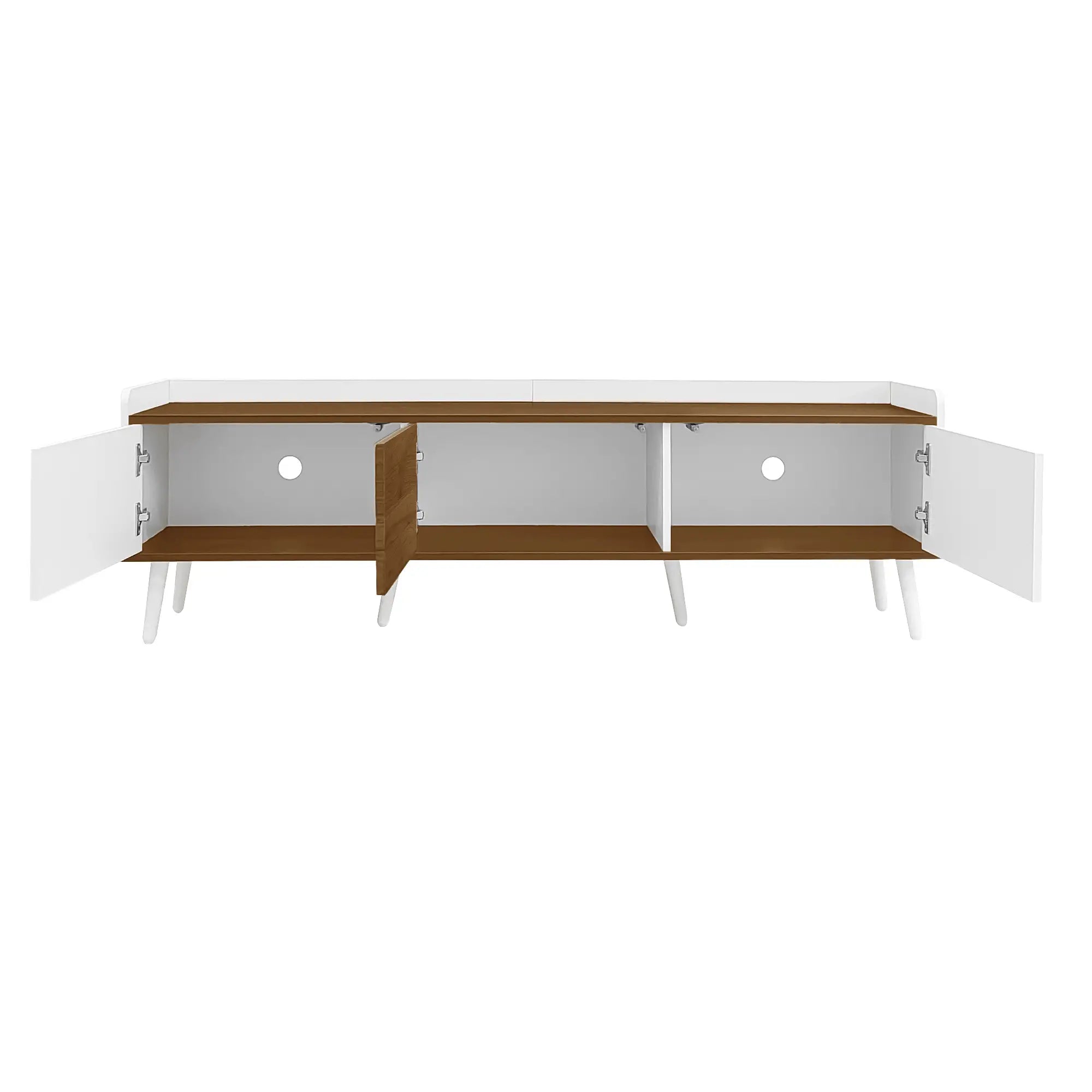 Three Door Stand, Sturdy Wooden Legs, 63