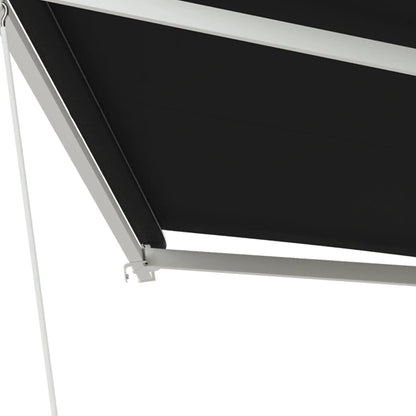 Electric Retractable Awning 10' x 8' With Remote, UV Protection, Black Deck Awnings at Gallery Canada