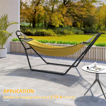 Steel Hammock Stand, Adjustable Height, 109.4", Black