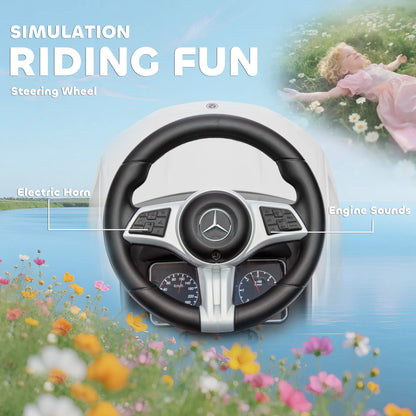 Mercedes-Benz 2-in-1 Toddler Push Car, White Push Cars for Toddlers at Gallery Canada