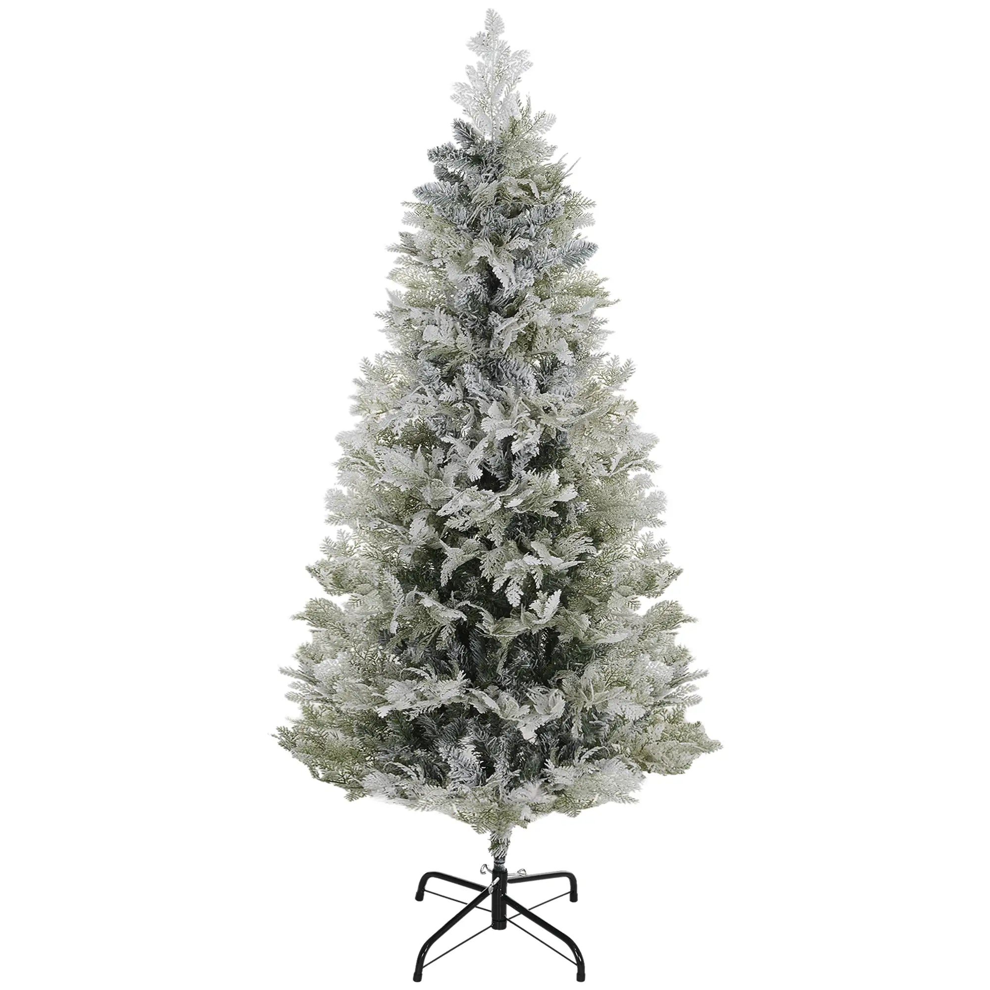 5 Feet Pencil Artificial Christmas Tree, 517 Cypress Branches, Auto Open, Green Pencil Christmas Trees at Gallery Canada
