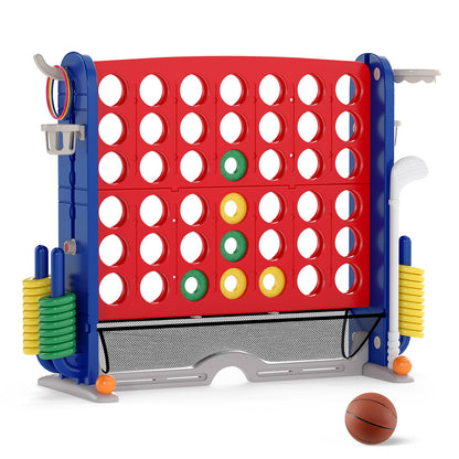 Jumbo 4-To-Score Game, Ring-Toss And Basketball Hoop, Red Lawn Games at Gallery Canada
