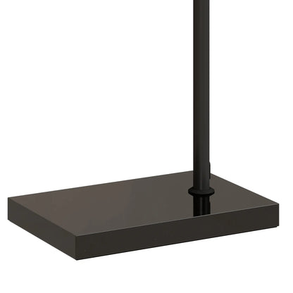 Arc Floor Lamp, Adjustable Linen Shade, 90° Tilt Swivel, Black Floor Lamps & Ceiling Fan Lights at Gallery Canada