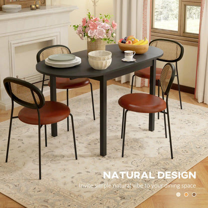 Solid Wood Drop Leaf Kitchen Table, Folding Dining Table, Black Bar Tables & Dining Tables at Gallery Canada