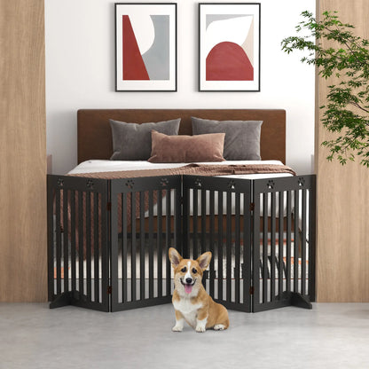 80 Extra Wide Pet Gate With Support Feet, Black Houses, Kennels & Pens at Gallery Canada
