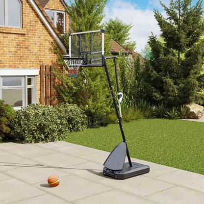 Portable Basketball Hoop, 5-10ft, 44" Shatterproof Backboard, Wheels Basketball at Gallery Canada