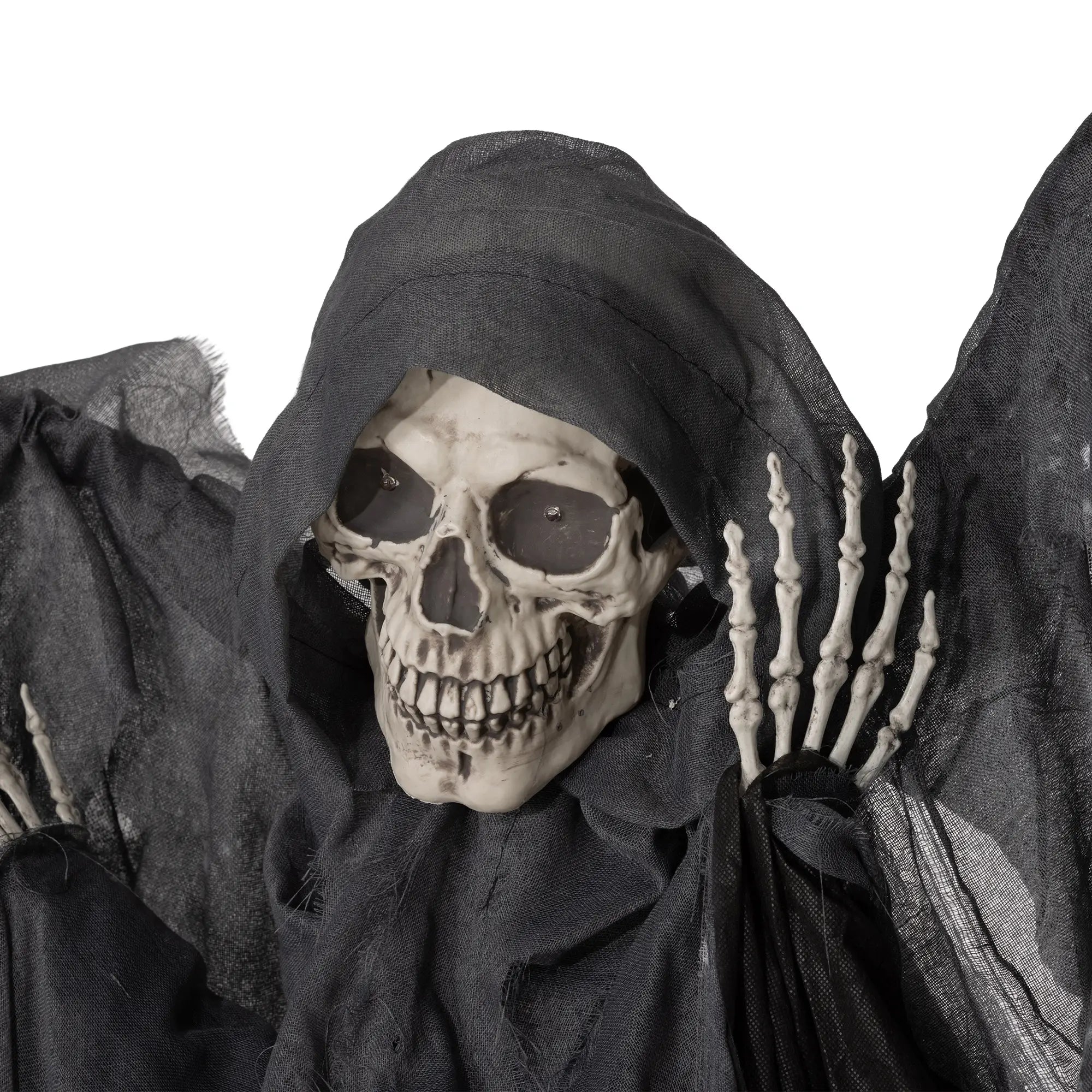 6.4' Winged Grim Reaper Halloween Decoration, Animatronic with Light Up Eyes Halloween Decorations at Gallery Canada