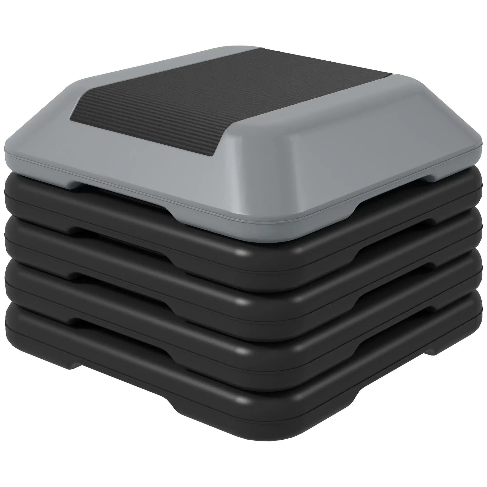 5-Level Adjustable Stepper, Aerobic Step Platform, 4