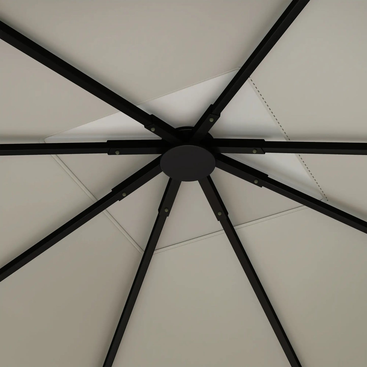 10' x 10' Gazebo Replacement Cover, UPF30+, Grey Gazebo Canopy Replacement at Gallery Canada