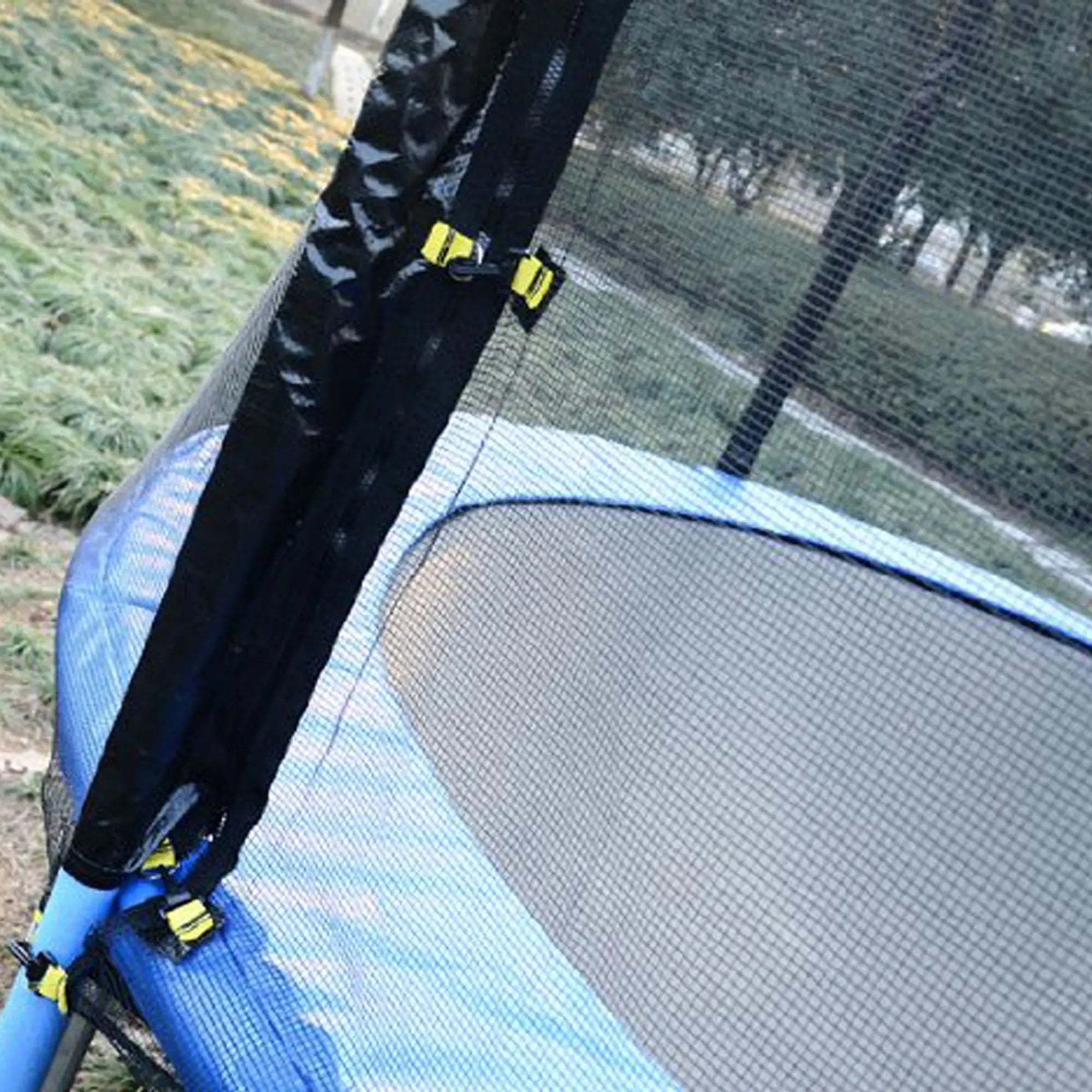 12FT Trampoline Net Enclosure, 8 Poles, Safety Accessories, Black Trampolines at Gallery Canada