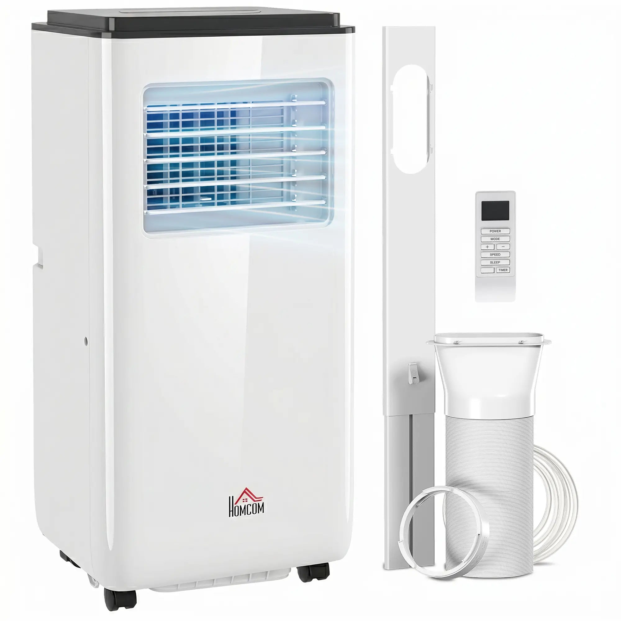8,000 BTU Mobile Air Conditioner, 345 Sq. Ft., Dehumidifier Fan, White Air Conditioner at Gallery Canada