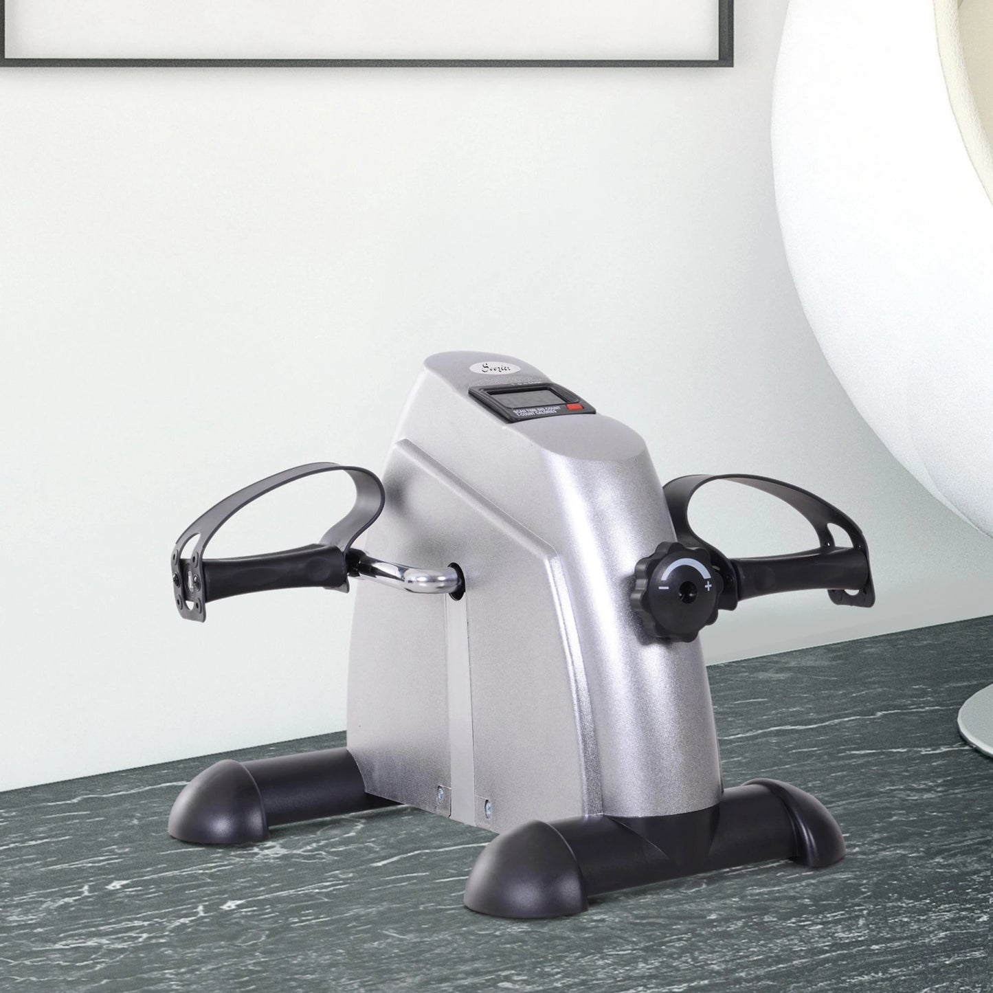 Portable Mini Pedal Exercise Bike, LCD Display, Silver Exercise & Stationary Bikes at Gallery Canada