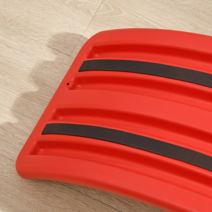 32.3" Balance Board, Wobble Board, Kids Rocker, Montessori Toy, Red Baby Gym & Playmats at Gallery Canada
