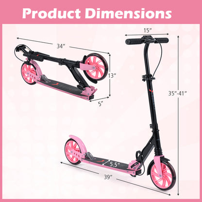 Foldable Kick Scooter, Ages 8+, Pink Scooters at Gallery Canada