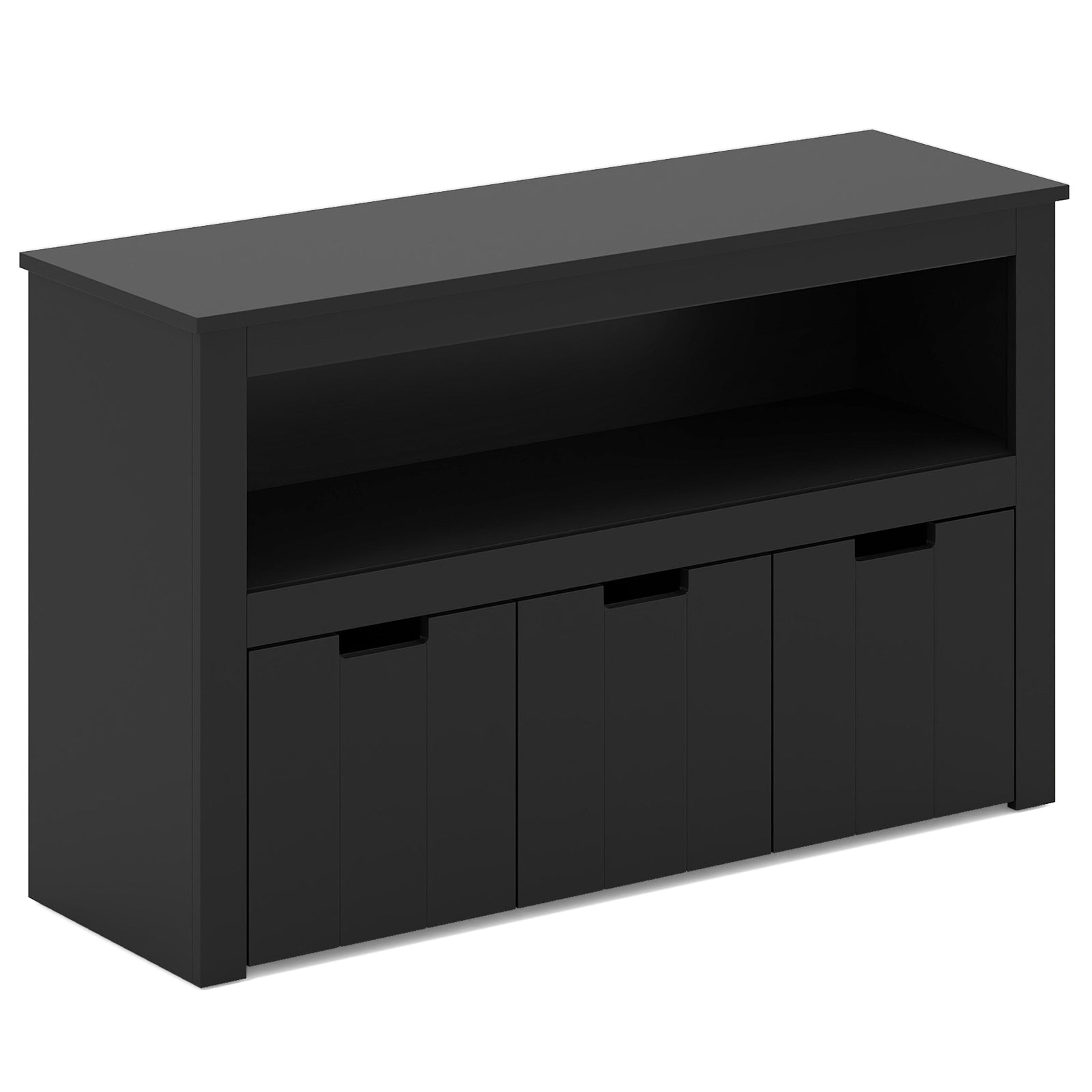 Kid Toy Storage Cabinet, 3 Drawer Chest With Wheels, Large Cube Shelf, Black Kids Storage at Gallery Canada