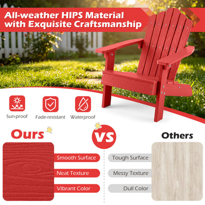 Kids Adirondack Chair, All-Weather Outdoor, Red Kids Chairs & Seating at Gallery Canada