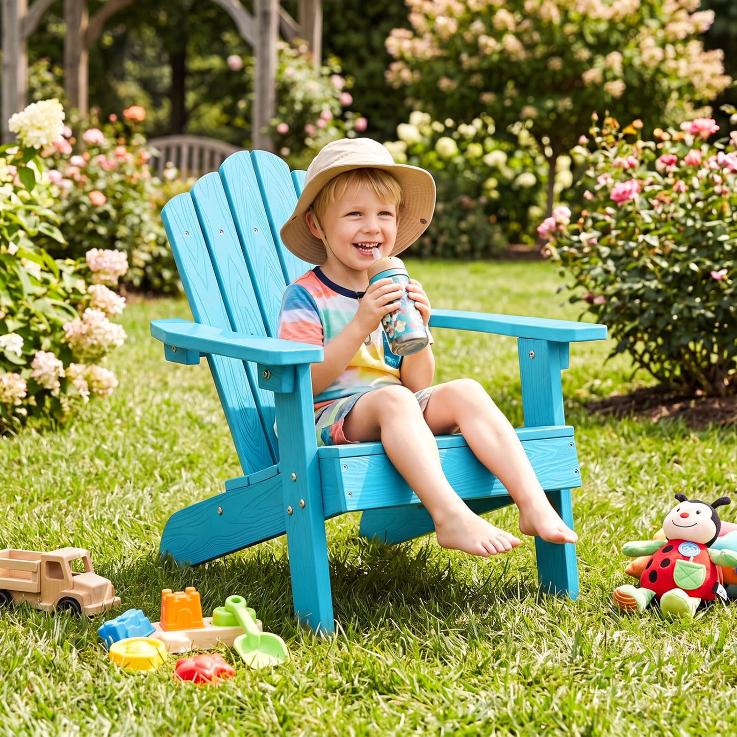 Kids Adirondack Chair, Turquoise Kids Chairs & Seating at Gallery Canada
