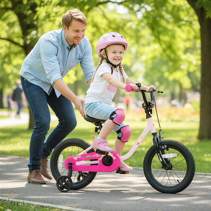 Kids Bike For 3-7 Years Old, 14 Inch, Pink Kids Bike at Gallery Canada