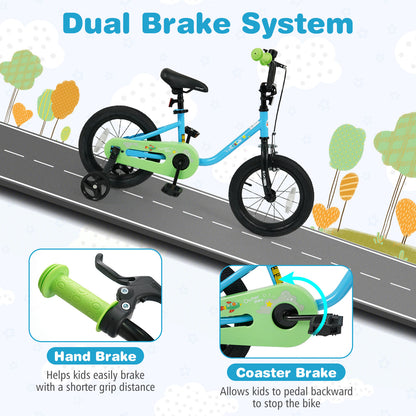 Kids Bike For 3-7 Years Old, 14 Inches, Blue Kids Bike at Gallery Canada