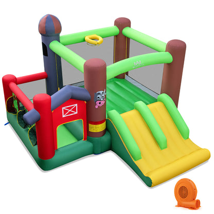 Kids Castle Slide Bouncer, 750W Blower, Dual Slides Bounce House at Gallery Canada
