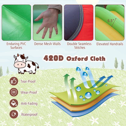 Kids Castle Slide Bouncer, 750W Blower, Dual Slides Bounce House at Gallery Canada