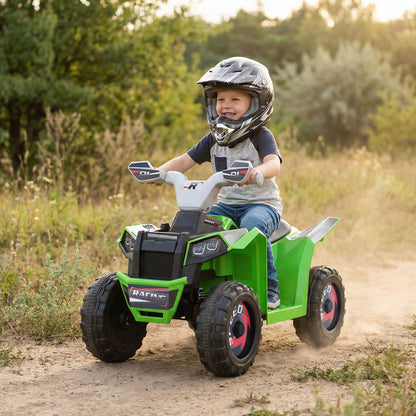 6V Kids Electric ATV Quad Car, Detachable Trailer, Green Powered Ride On Toys at Gallery Canada