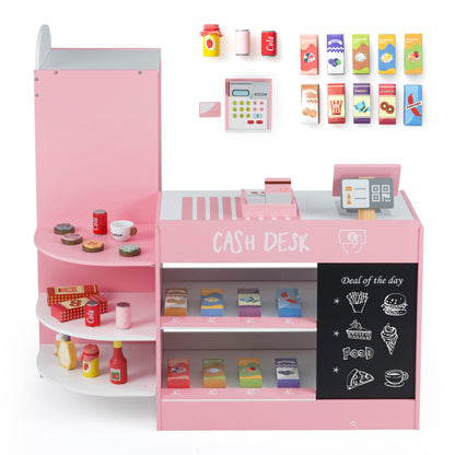 Kids Grocery Store Playset, Pink Play Kitchen Sets at Gallery Canada